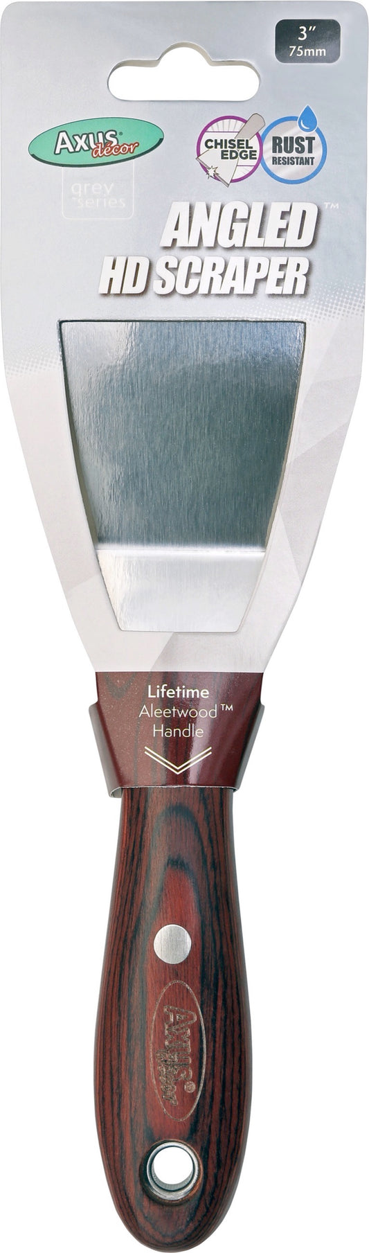 Axus Decor S Edge 3" Angled HD Scraper