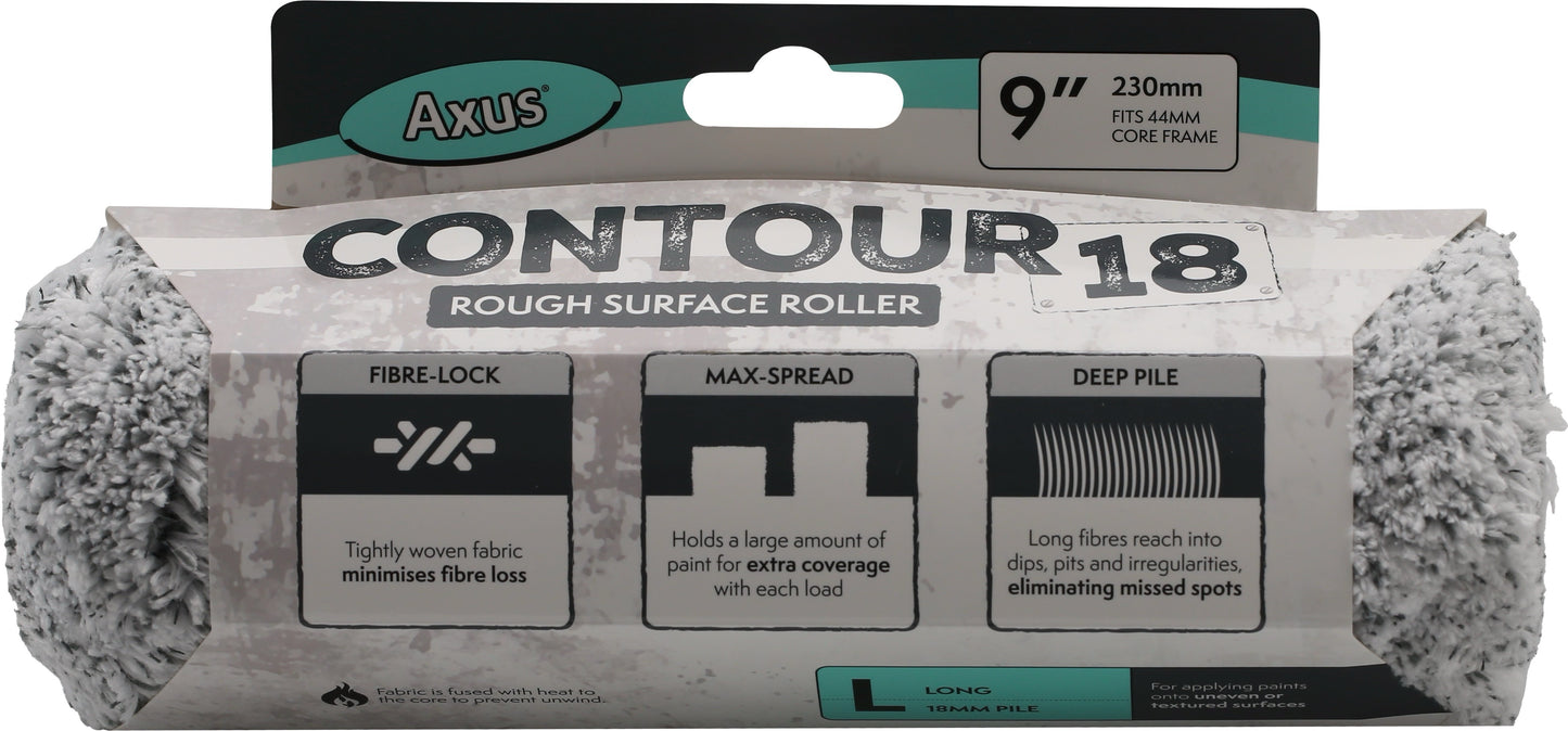 Axus Decor Contour 18 Roller 9" Long Pile