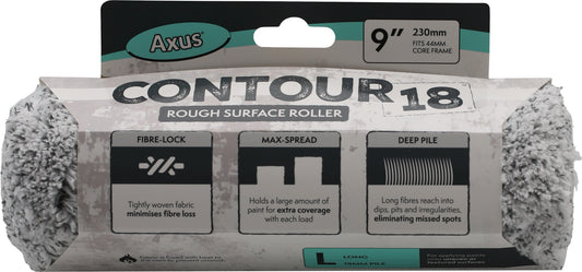 Axus Decor Contour 18 Roller 9" Long Pile