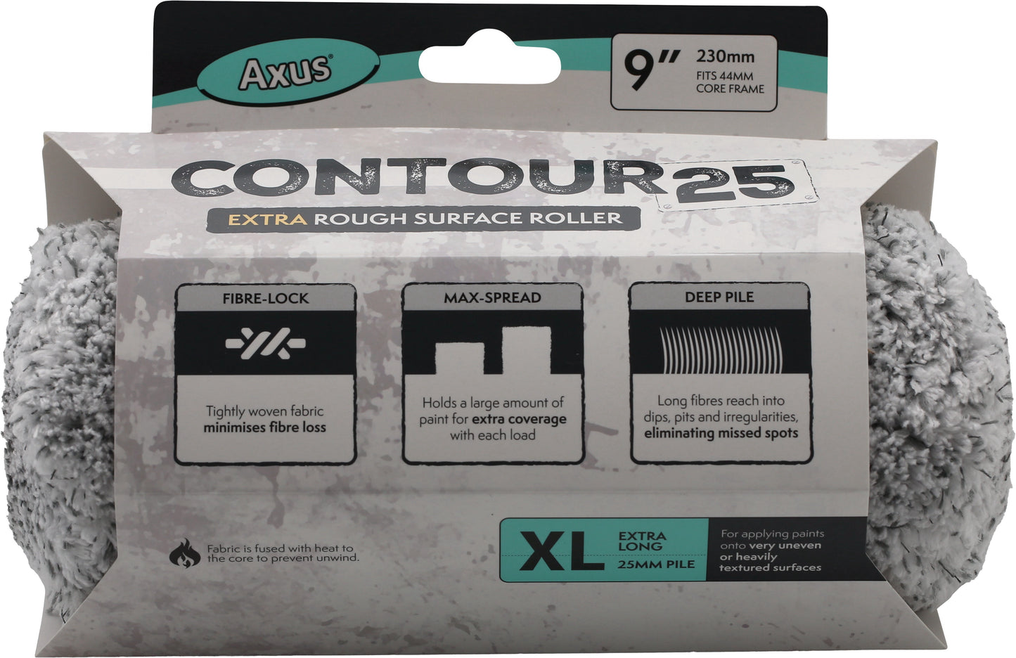 Axus Decor Contour 25 Roller 9" XL Pile