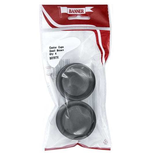 Banner Small Brown Castor Cups 4 Pack
