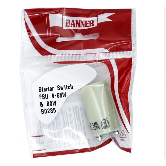 Banner Fluorescent Tube Starter 4-65W