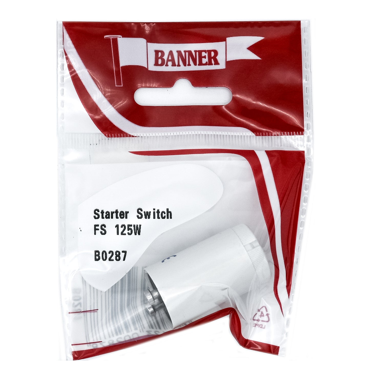 Banner Fluorescent Tube Starter 125W