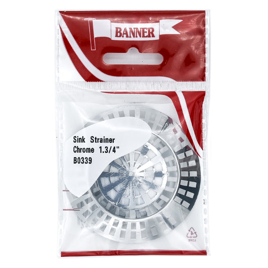 Banner Chrome Sink Strainer 1 3/4"