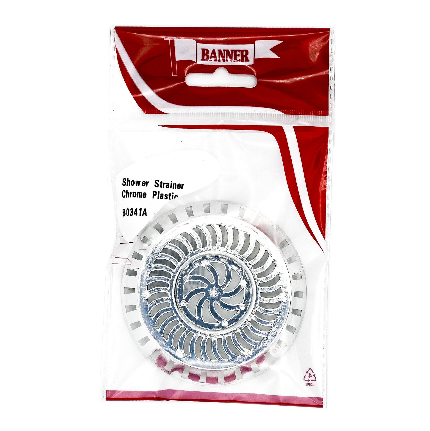 Banner Chrome Shower Strainer