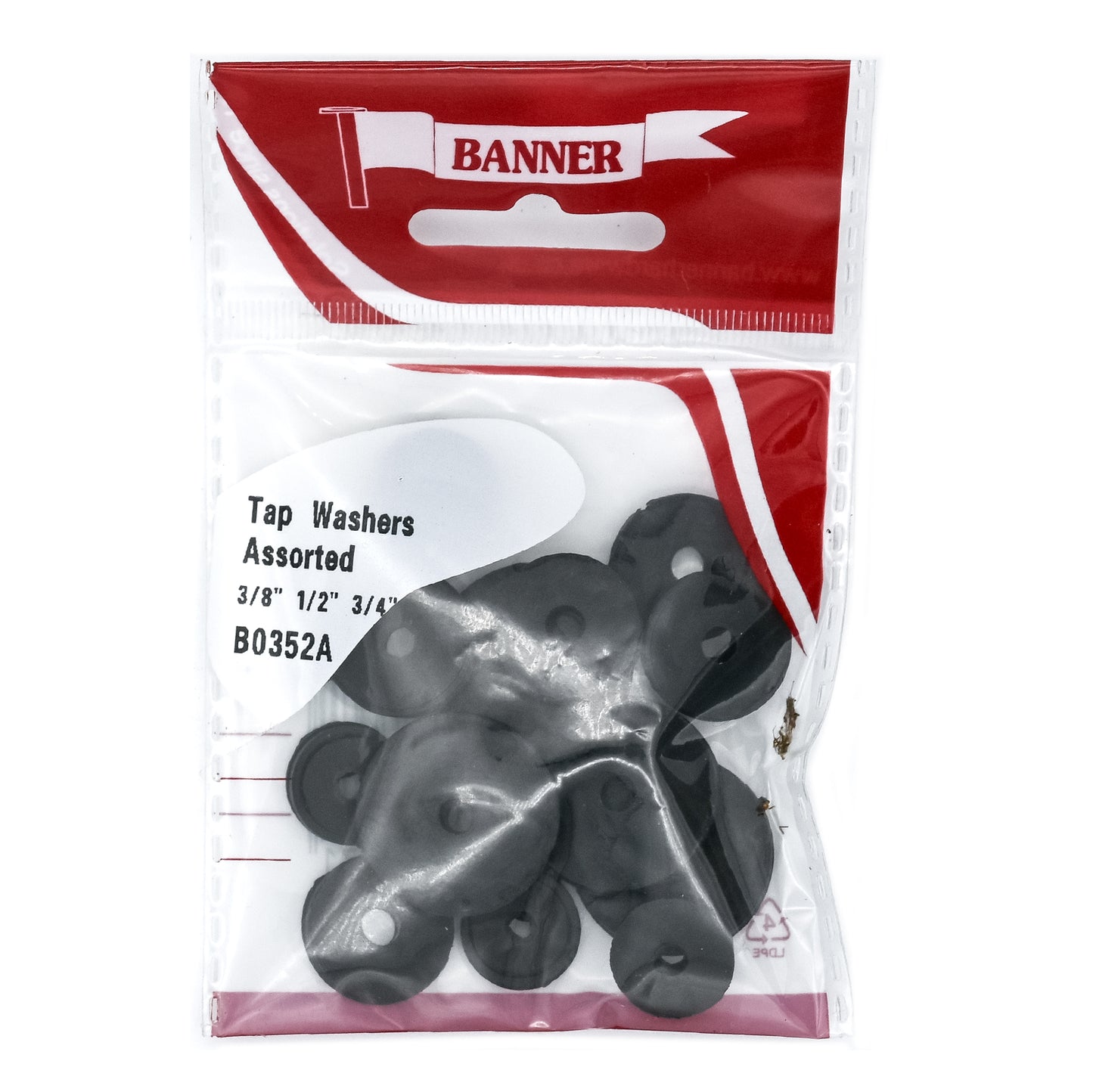 Banner Assorted Tap Washers 14 Pack