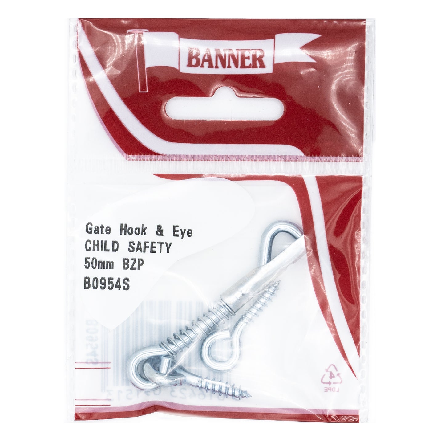 Banner 2" Child Safety Gate Hook & Eye