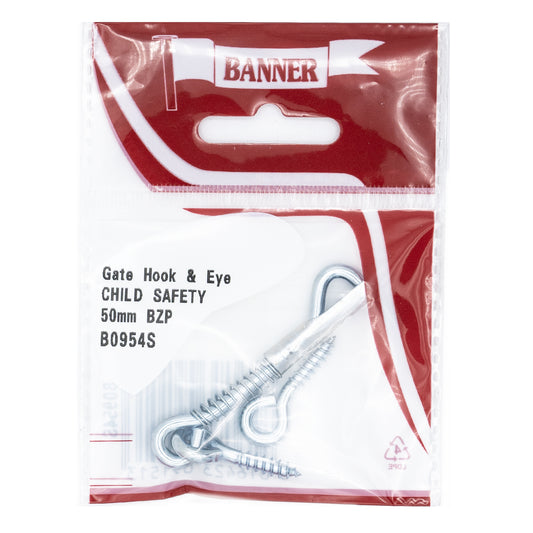 Banner 2" Child Safety Gate Hook & Eye