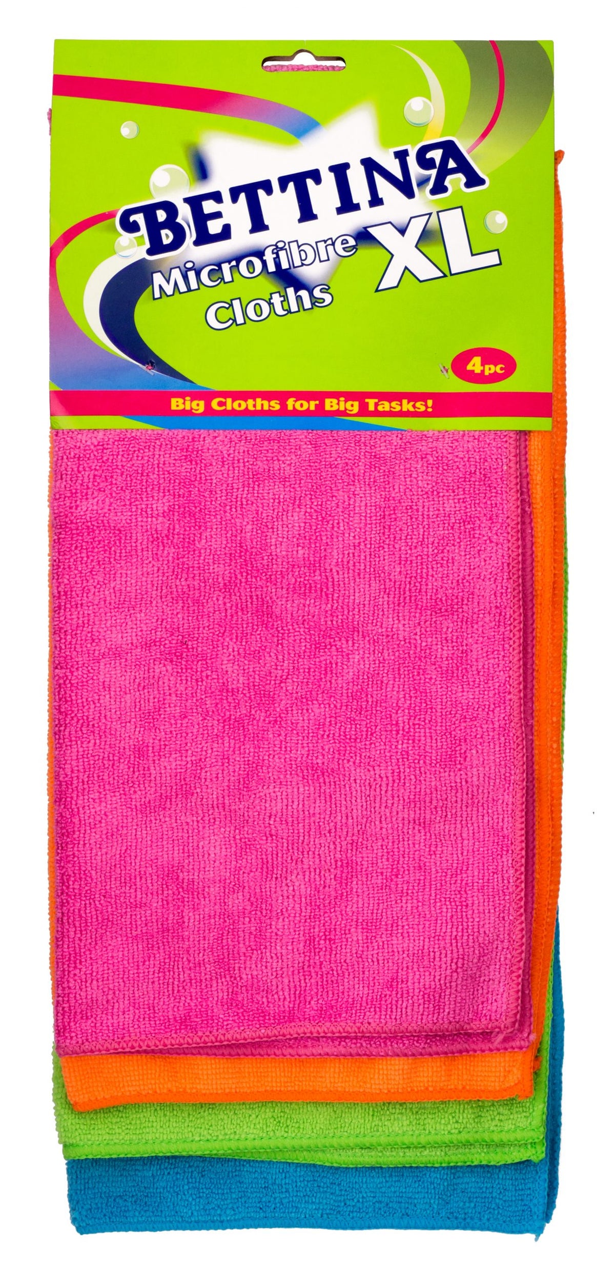 Bettina XL Microfibre Cloths 4 Pack