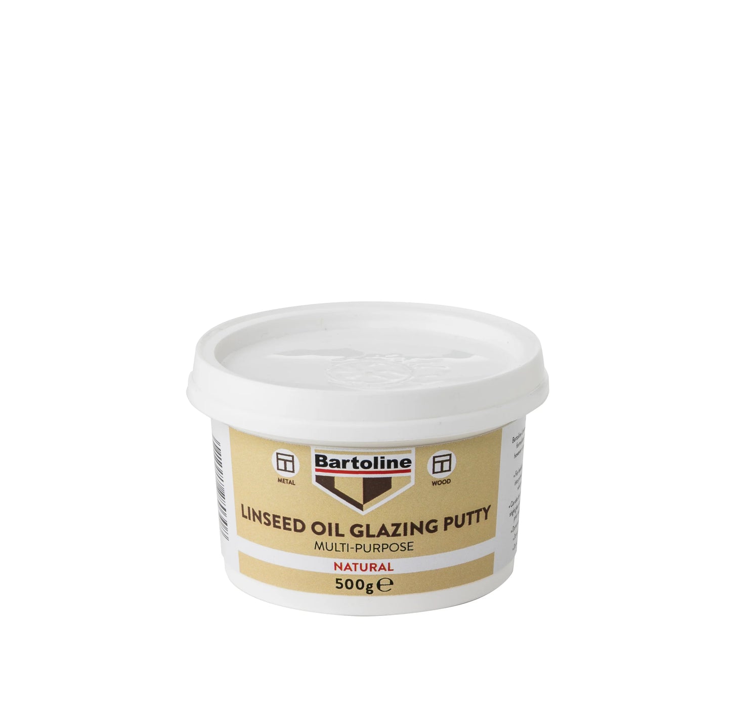 Bartoline Linseed Oil Glazing Putty Natural 500g