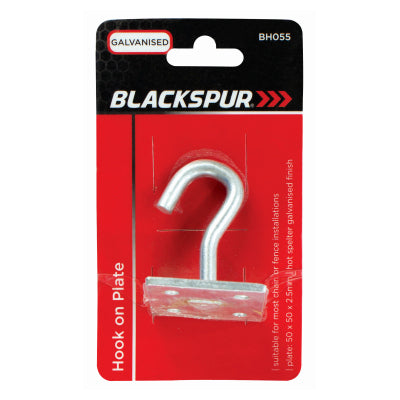 Blackspur BH055 Galvanised Hook on Plate