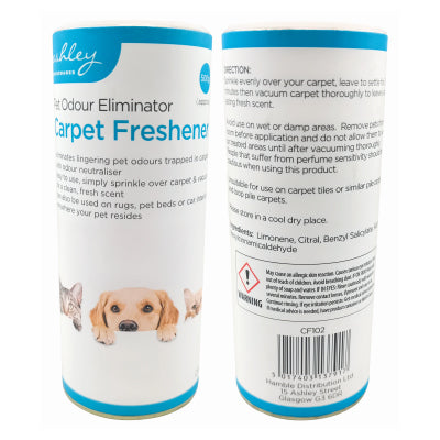 Ashley CF102 Pet Odour Eliminator Carpet Freshener 500g