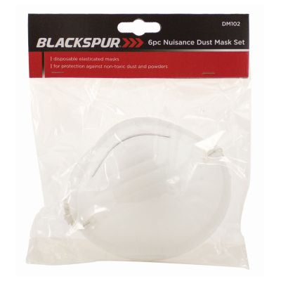 Blackspur 6 Piece Nuisance Dust Mask Set