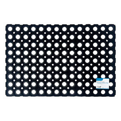 Ashley Heavy Duty Black Rubber Mat 40 x 60cm