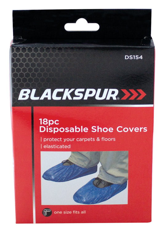Blackspur Disposable Shoe Covers 18 Pack