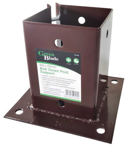 Green Blade FH106 Bolt Down Post Support 100mm x 100mm