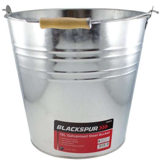Blackspur GB204 15L Galvanised Steel Bucket