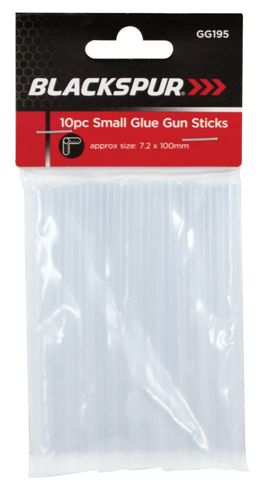 Blackspur GG195 Small Glue Gun Sticks 7.2mm x 100mm 10 Pack