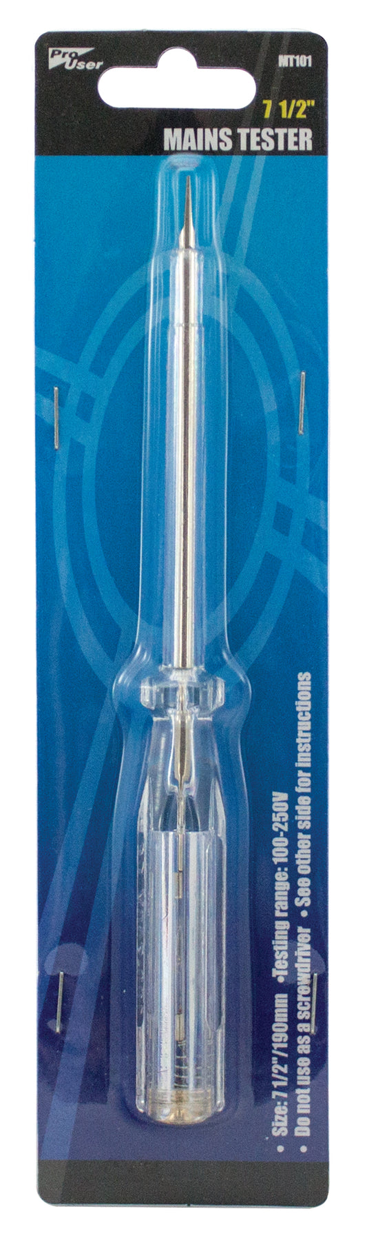 Pro User MT101 7 1/2” Mains Tester