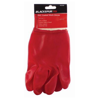 Pvc coated work shop gloves