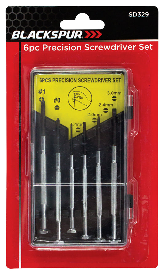 Blackspur 6 Piece Precision Screwdriver Set