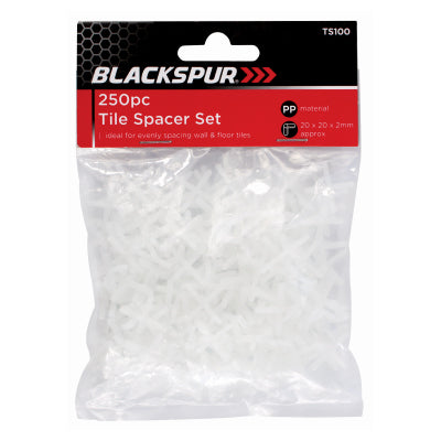 Blackspur TS100 2mm Tile Spacers 250 Pack