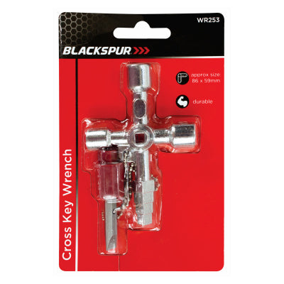 Blackspur WR253 Cross Key Wrench