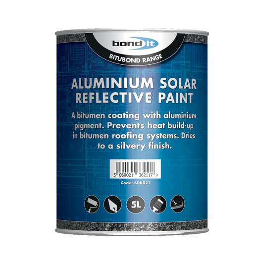 Bond It Aluminium Solar Silver Reflective Paint 5L