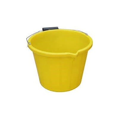 Riaar 3 Gallon Yellow Heavy Duty Builders Bucket
