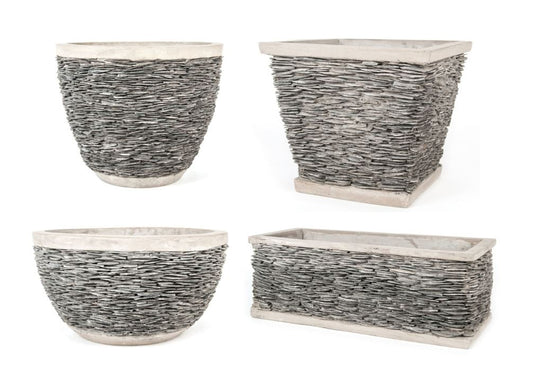 Woodlodge Mixed Slate Pots