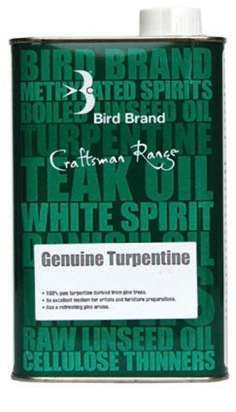 Bird Brand Craftsman Genuine Turpentine 250ml