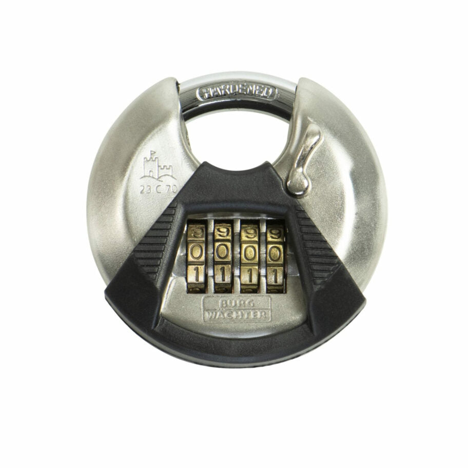 Burg Wachter 4 Digit Combination Discus Padlock 70mm