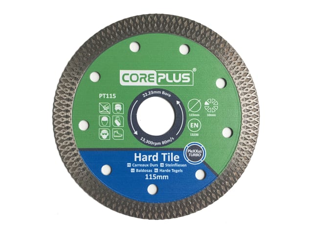 CorePlus Porcelain Diamond Angle Grinder Blade 115mm