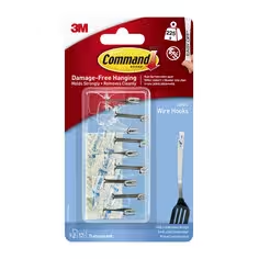 Command Small Wire Hooks 9 Pack