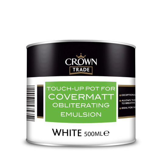 Crown Trade Covermatt Obliterating Emulsion White 500ml
