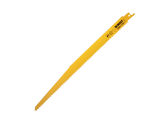 DeWalt DT2350 Bi Metal Reciprocating Saw Blade for Wood with Nails 305mm 5 Pack
