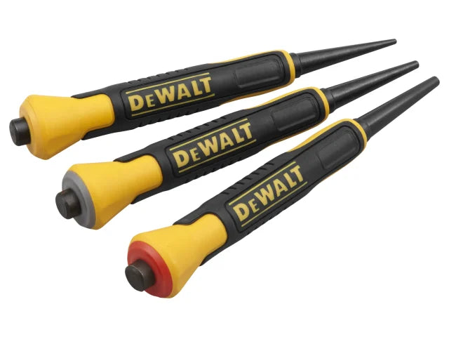 DeWalt 3 Piece Bi Material Nail Punch Set