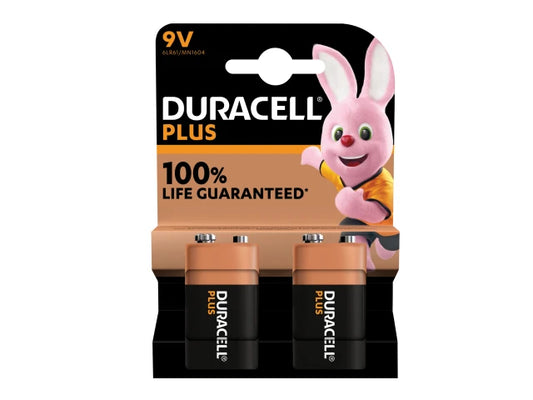 Duracell 9V Battery Twin Pack