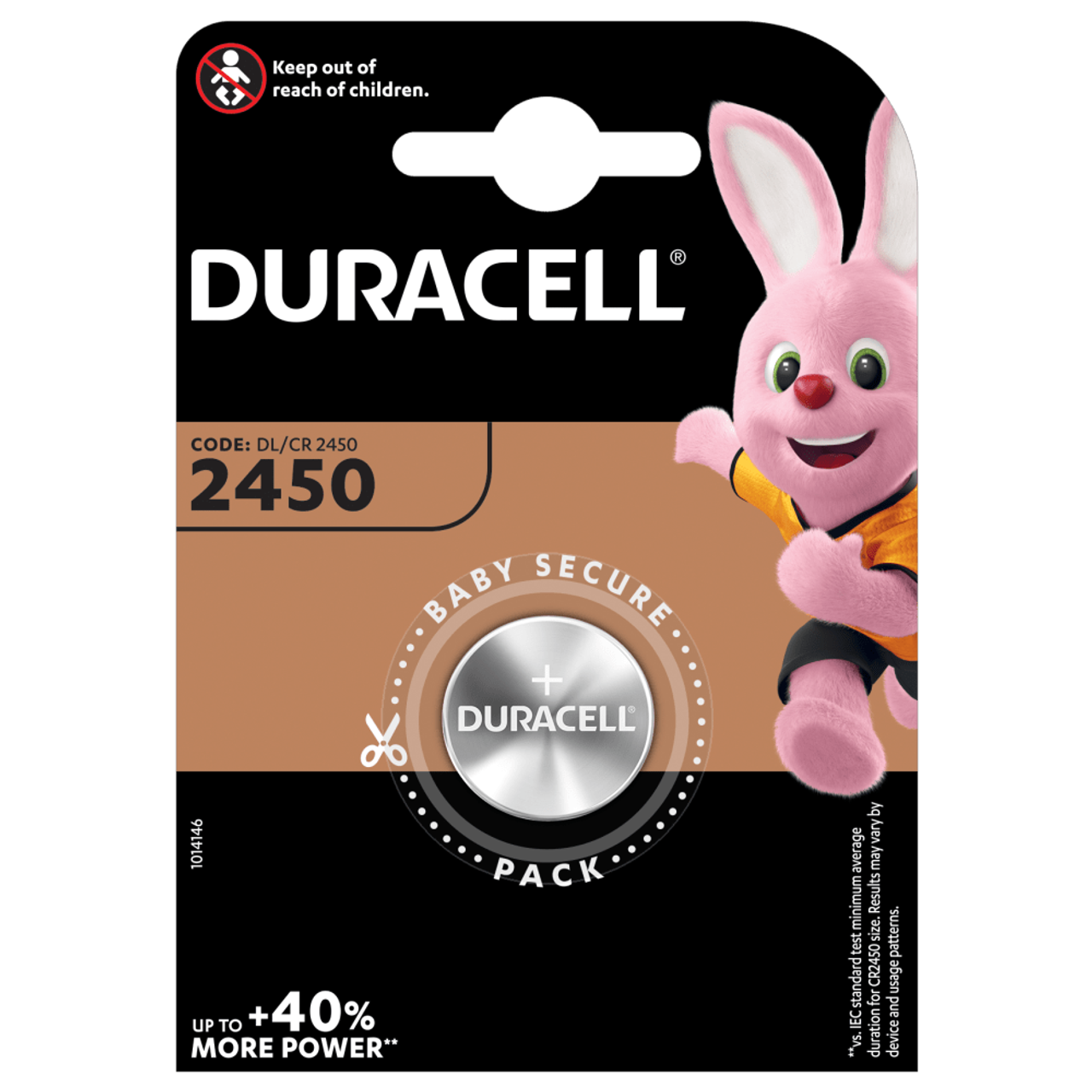Duracell 3V 2450 Battery