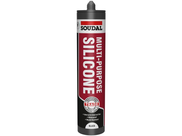 Soudal Trade Multi Use Silicone Black 270ml