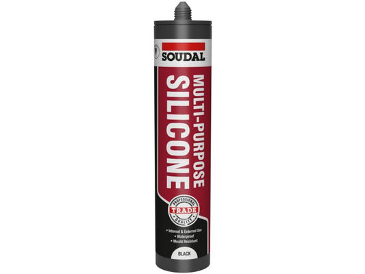 Soudal Trade Multi Use Silicone Black 270ml