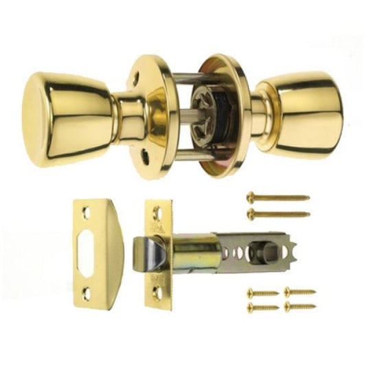 Era Brass Passage Door Knob Set