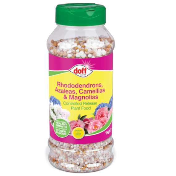 Doff Rhododendrons, Azalea, Camellia & Magnolias Ericaceous Continuous Release Plant Food 1kg