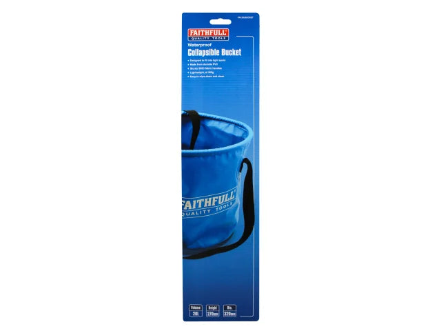 Faithfull 20L Waterproof Collapsible Bucket
