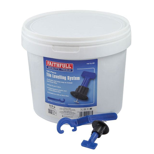 Faithfull 100 Piece Tile Levelling System