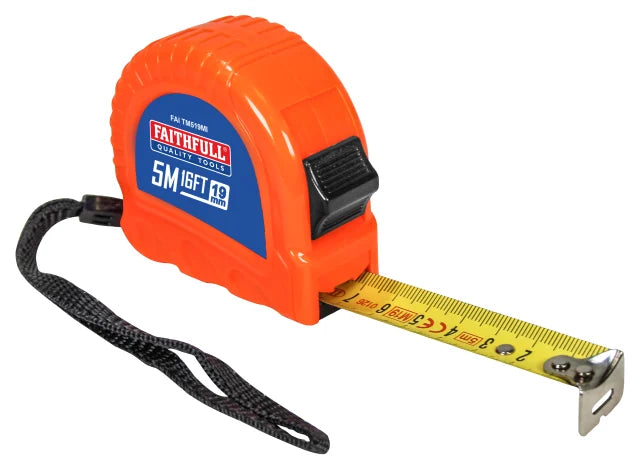 Faithfull TM519MI Twin Lock 5m Tape Measure