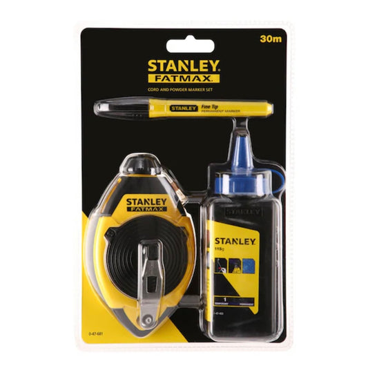 Stanley 0-47-681 Fatmax 30m Chalk Line Kit