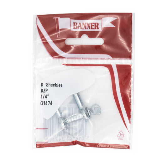 Banner 1/4" D Shackle