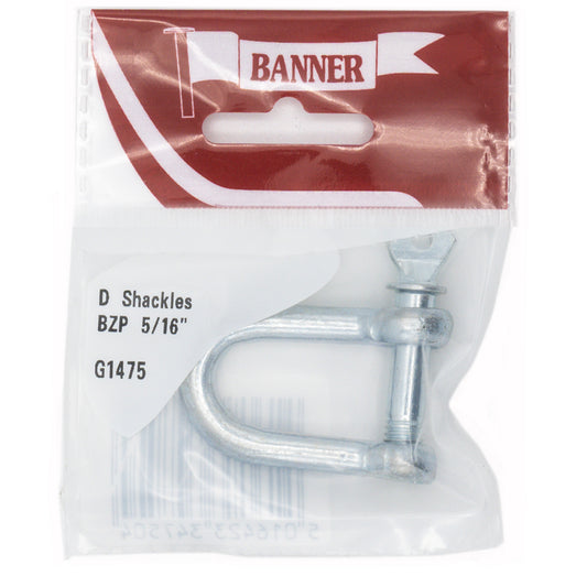 Banner 5/16" D Shackle