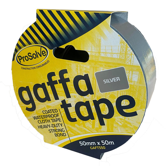 Prosolve Silver Gaffa Tape 50mm x 50m